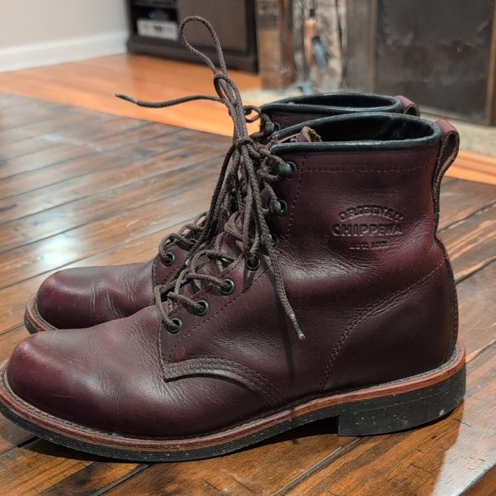 Chippewa For J. Crew Plain Toe Boot